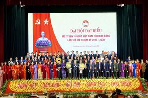 Cao Bằng củng cố thế trận đại đoàn kết, mở rộng dân chủ và đổi mới mạnh mẽ trong nhiệm kỳ mới