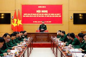 Quân khu 5 nhanh chóng xây dựng lại nhà ở cho Nhân dân bị sập đổ do mưa lũ