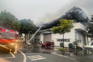 Kịp thời dập tắt, ngăn chặn đám cháy tại nhà máy bia Hà Nội