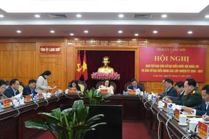 Lạng Sơn triển khai các nội dung chuẩn bị cho bầu cử Quốc hội khóa XVI và HĐND các cấp nhiệm kỳ 2026 -2031