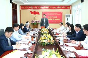 Thanh Hóa: Quyết liệt hoàn thiện chương trình hành động thực hiện Nghị quyết Đại hội trong nhiệm kỳ mới