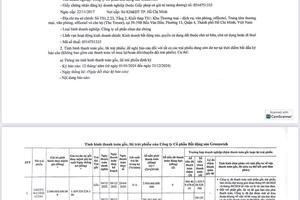 Công ty Cổ phần Bất động sản Greenwich bị Thanh tra Ủy ban Chứng khoán Nhà nước xử phạt