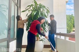 Giữ gìn cảnh quan, nâng cao hiệu quả công tác tại Thanh tra Lào Cai