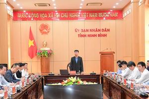 Ninh Bình: Tổng hợp, báo cáo cấp có thẩm quyền xử lý triệt để các khó khăn, vướng mắc thúc đẩy giải ngân vốn đầu tư công