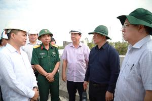 An Giang: Yêu cầu bố trí “3 ca 4 kíp”, đảm bảo tiến độ cao tốc Châu Đốc - Cần Thơ - Sóc Trăng