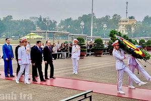 Đoàn đại biểu cấp cao Nga viếng Lăng Bác và thăm Khu Di tích Chủ tịch Hồ Chí Minh