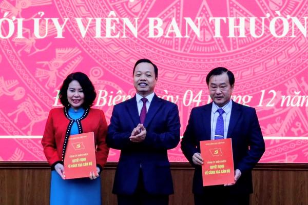 Điện Biên điều động, phân công nhiệm vụ mới đối với 2 uỷ viên Ban Thường vụ Tỉnh uỷ