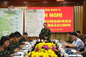 Quân khu 5: Hơn 6.300 nhà dân được khắc phục, 124 ngôi nhà mới được khởi công