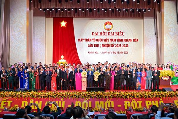 Ông Nguyễn Khắc Hà tái đắc cử Chủ tịch Ủy ban MTTQ Việt Nam tỉnh Khánh Hòa nhiệm kỳ 2025 - 2030