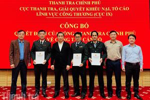 Cục IX, Thanh tra Chính phủ công bố quyết định điều động, bổ nhiệm lãnh đạo cấp phòng