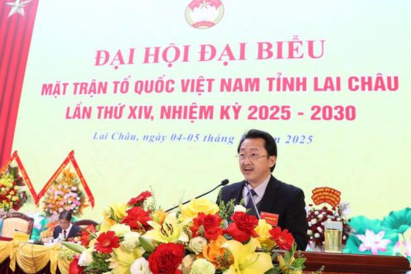 Ông Sùng A Hồ giữ chức Chủ tịch Ủy ban MTTQ Việt Nam tỉnh Lai Châu