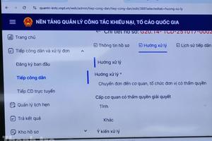 Bài 2: Chuẩn hóa dữ liệu và minh bạch quy trình: Nền tảng mới nâng hiệu quả tiếp công dân và phòng, chống tham nhũng