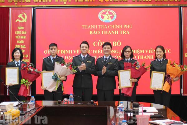 Báo Thanh tra trao quyết định bổ nhiệm lãnh đạo cấp phòng