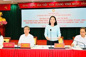 TP HCM hoàn tất hiệp thương lần thứ I, chốt 55 ứng viên ĐBQH khoá XVI