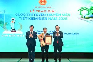 Lễ trao giải cuộc thi “Tuyên truyền viên tiết kiệm điện năm 2025”