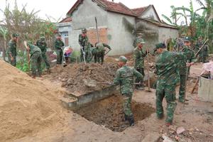 “Chiến dịch Quang Trung”: Lực lượng quân đội tăng tốc tái thiết, củng cố niềm tin cho người dân sau thiên tai