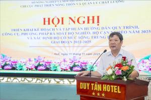 Huế tập huấn rà soát hộ nghèo 2025: Giữ vững đà giảm nghèo, chủ động giai đoạn mới