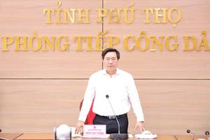 Chủ tịch UBND tỉnh Phú Thọ tiếp công dân đề nghị giao đất giãn dân không thông qua đấu giá