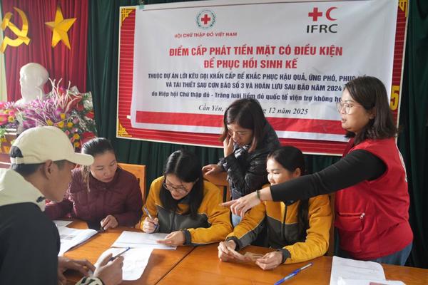 Cao Bằng: Cấp phát hơn 1.300 triệu đồng phục hồi sinh kế sau bão số 3 cho 460 hộ dân