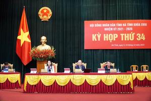 HĐND tỉnh Hà Tĩnh thông qua 36 nghị quyết
