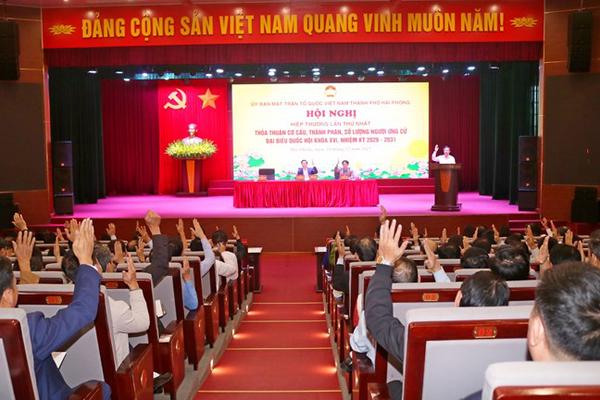 Hải Phòng chốt danh sách giới thiệu ứng cử Quốc hội và HĐND