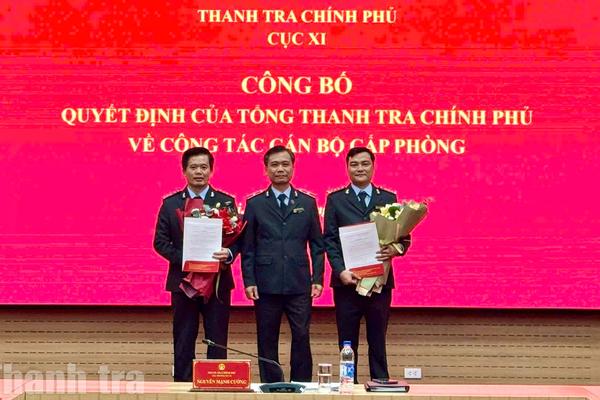 Cục XI công bố quyết định điều động, bổ nhiệm lãnh đạo, quản lý cấp phòng