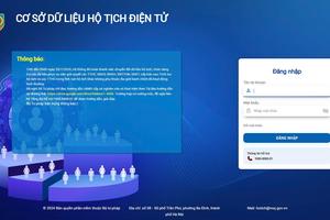 Công bố các dữ liệu hộ tịch thay thế giấy tờ trong giải quyết thủ tục hành chính