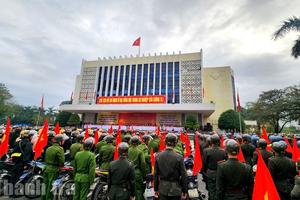 TP Huế: Lễ ra quân mở đợt cao điểm tấn công, trấn áp tội phạm