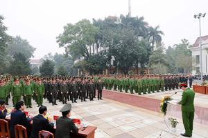 Công an tỉnh Phú Thọ ra quân thực hiện cao điểm tấn công, trấn áp tội phạm