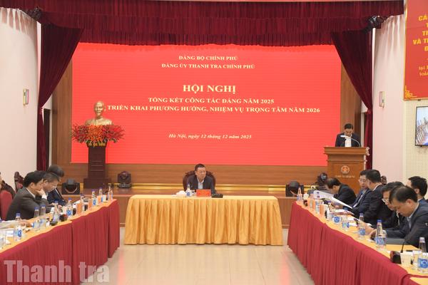 Phát huy vai trò cấp ủy, tăng sức mạnh thực thi nhiệm vụ chính trị trong toàn ngành Thanh tra