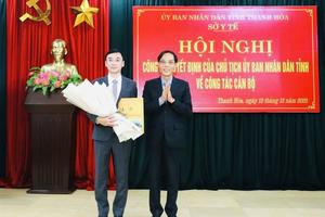 Thanh Hóa: Công bố quyết định bổ nhiệm Phó Giám đốc Sở Y tế Thanh Hoá