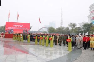 Phú Thọ thực tập phương án chữa cháy và cứu nạn, cứu hộ cấp tỉnh