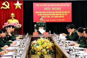 Tổng cục Chính trị triển khai công tác bầu cử đại biểu Quốc hội khóa XVI và HĐND các cấp nhiệm kỳ 2026-2031