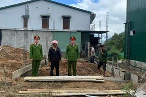 Công an TP Huế ra quân “Chiến dịch Quang Trung” xây nhà cho người dân vùng thiên tai