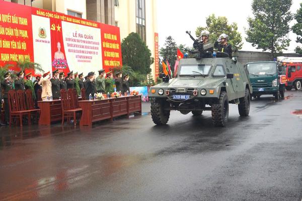 Đắk Lắk ra quân cao điểm trấn áp tội phạm, bảo đảm an ninh cho các sự kiện trọng đại