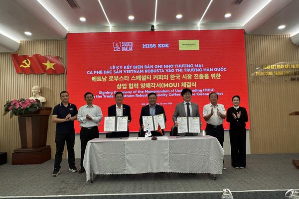 Ký kết hợp tác Việt – Hàn: Nâng tầm Robusta đặc sản Buôn Ma Thuột