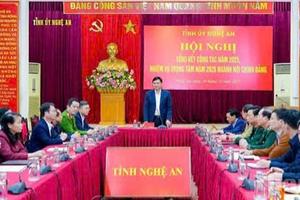 Ban Nội chính Tỉnh ủy Nghệ An: Dấu ấn điều hành quyết liệt trong công tác nội chính năm 2025