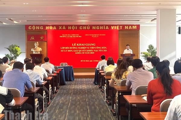 TP Hồ Chí Minh: Khai giảng lớp bồi dưỡng nghiệp vụ tiếp công dân, giải quyết khiếu nại, tố cáo khóa 18