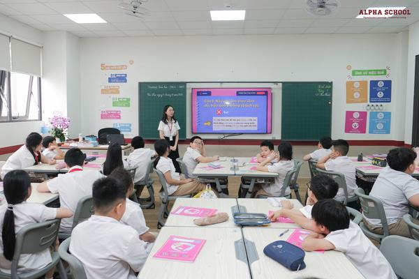 Khi khoa học, công nghệ và đổi mới sáng tạo trở thành động lực phát triển tại Trường Liên cấp Alpha Hải Phòng