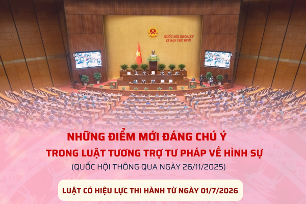 Những điểm mới đáng chú ý trong Luật Tương trợ tư pháp về hình sự