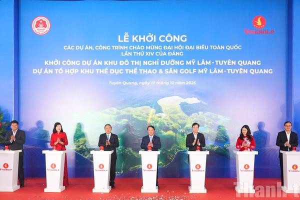 Tuyên Quang đồng loạt tổ chức khởi công, động thổ các công trình, dự án trọng điểm