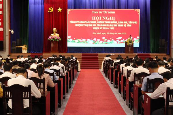 Tây Ninh: Phòng ngừa tham nhũng, lãng phí, tiêu cực “từ sớm, từ xa”