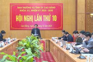 Cao Bằng: Xem xét, cho ý kiến đối với các nội dung báo cáo giám sát
