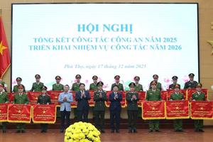 Công an tỉnh Phú Thọ thực hiện thắng lợi các nhiệm vụ đảm bảo an ninh, trật tự năm 2025