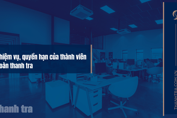 Thành viên đoàn thanh tra có nhiệm vụ, quyền hạn gì?