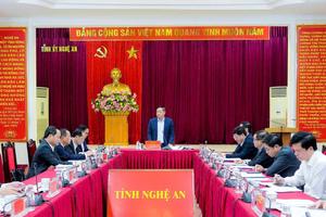 Ban Thường vụ Tỉnh ủy Nghệ An bàn loạt quyết sách lớn về điện lực, nhà ở xã hội và quy hoạch đô thị