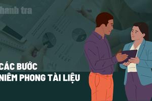 Niêm phong tài liệu của đối tượng thanh tra được thực hiện khi nào?