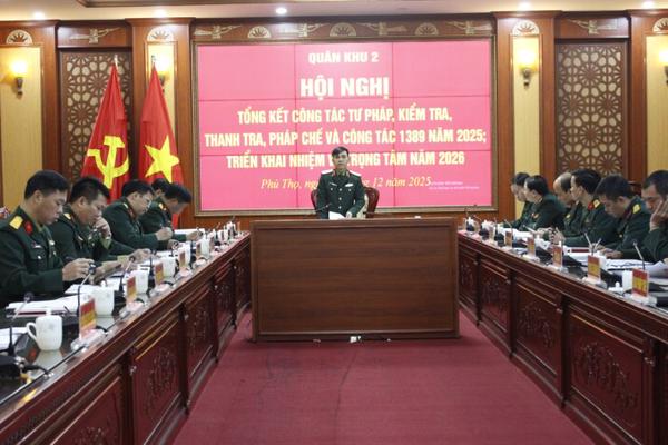 Nâng cao hiệu quả kiểm tra, thanh tra, giữ vững kỷ cương trong lực lượng vũ trang Quân khu 2