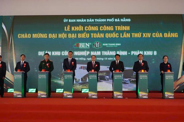 Đà Nẵng: Khởi công Khu Công nghiệp Nam Thăng Bình 3.373 tỷ đồng