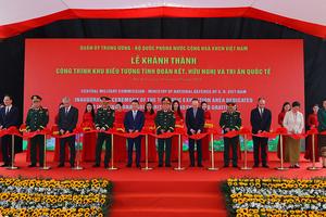 Khánh thành Khu biểu tượng tình đoàn kết, hữu nghị và tri ân quốc tế